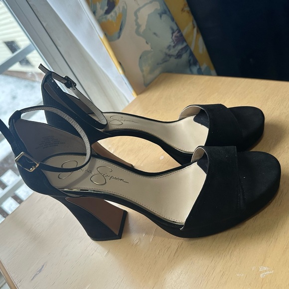 Jessica Simpson Black Platform Heels - Picture 14 of 15